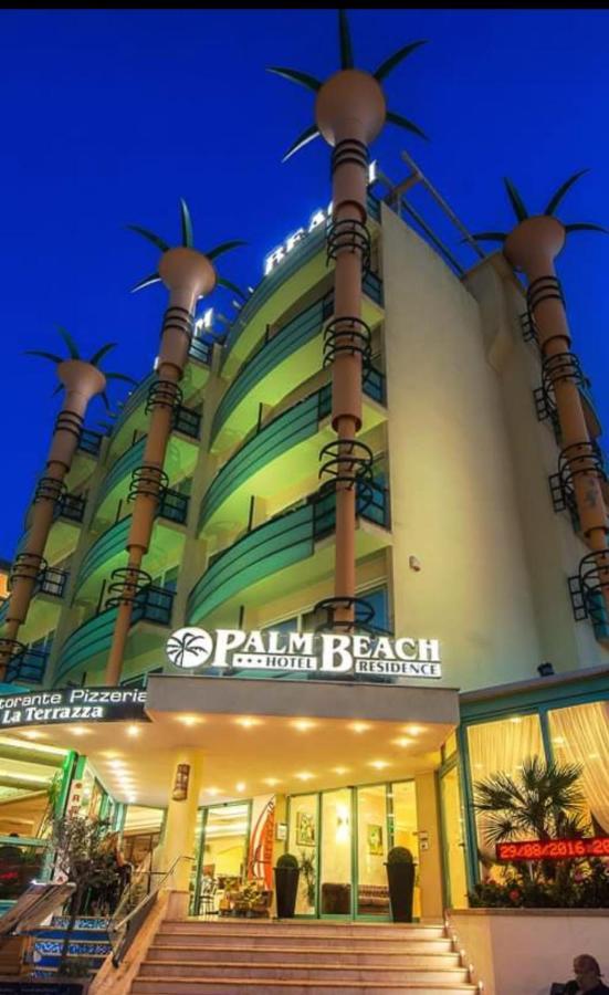 Hotel Palm Beach Rimini Exterior foto