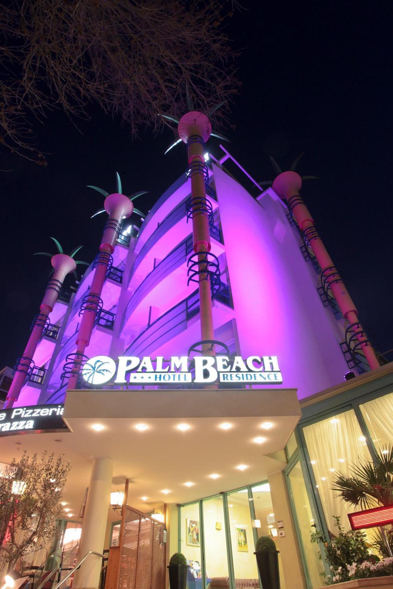 Hotel Palm Beach Rimini Exterior foto